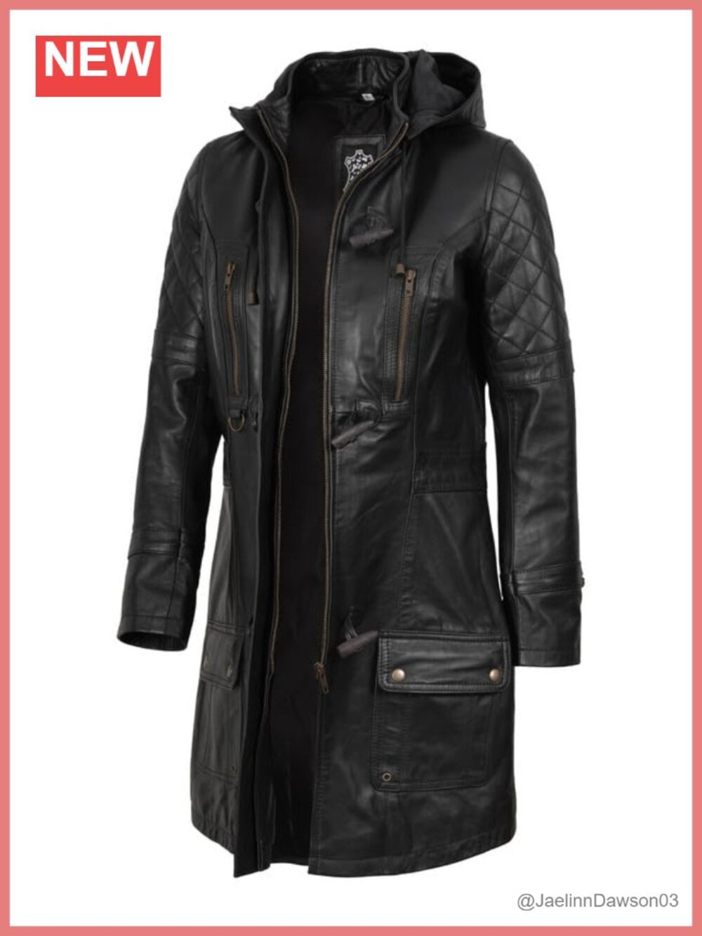 Lambskin Leather Jacket Real Lambskin Regular Fit Car Coat Button